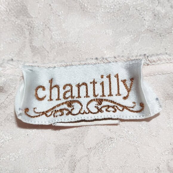 Vintage 90s light pink and white coquette princess lace lingerie top - Picture 9 of 16